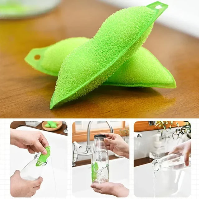 Bottle Cleaning Sponge Set – Soft Cleaner for Glasses, Cups, and Water Bottles