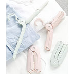 Portable Foldable Travel Hangers – Non-Slip, Windproof Clothes Hanger Set