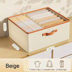 Foldable Clothes Storage Organizer Box for Closet and Drawer Organization