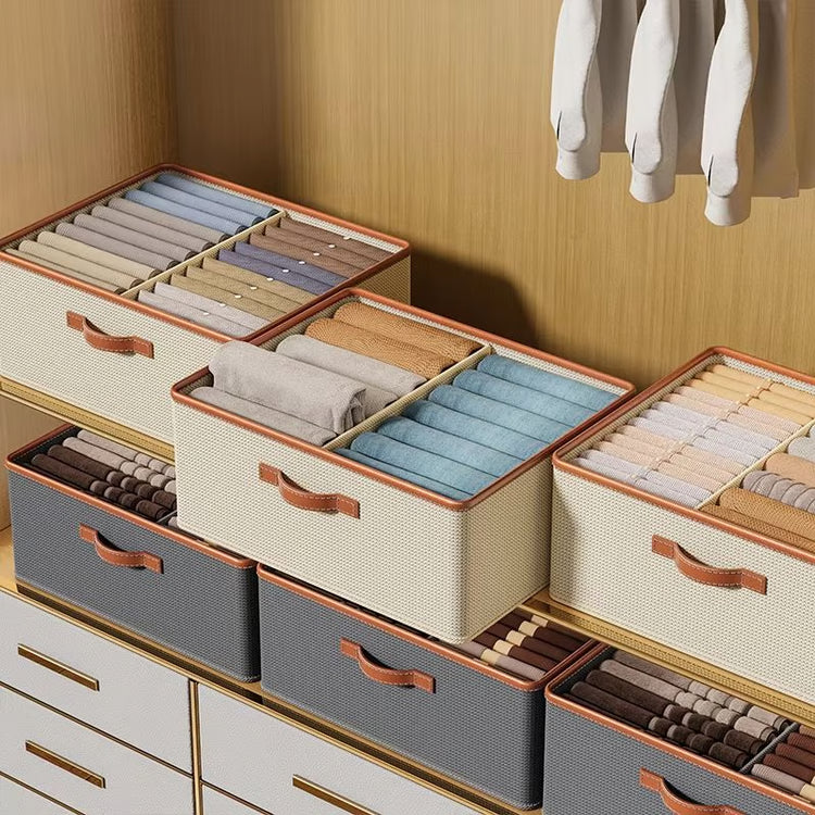 Foldable Clothes Storage Organizer Box for Closet and Drawer Organization