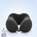 Comfortable U-Shaped Neck Pillow with Storage Bag for Travel, Napping and Office Use