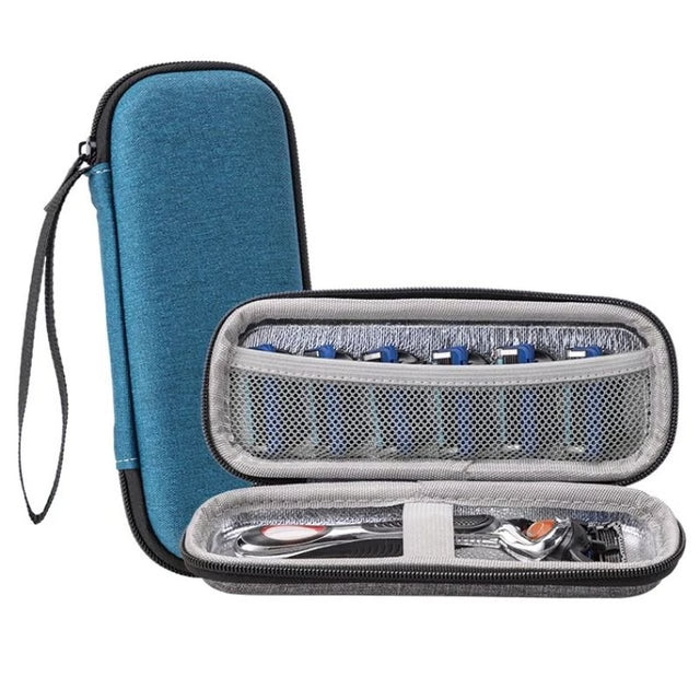Portable Razor Storage Case for Travel and Bathroom Organization