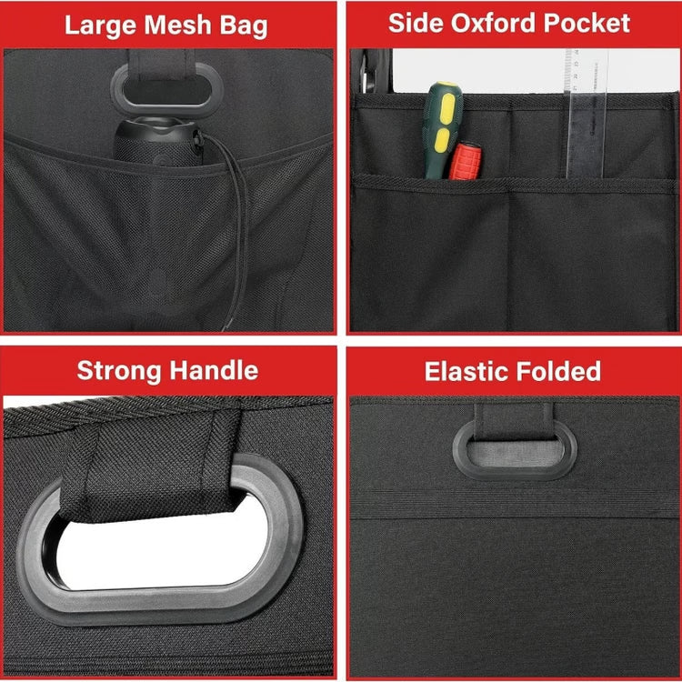 Large Capacity Foldable Oxford Cloth Car Trunk Organizer