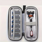 Portable Razor Storage Case for Travel and Bathroom Organization