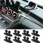 8pcs Car USB Cable Clips – Adhesive Cable Organizer for Car Interior