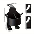 Multifunctional Rear Car Seat Cup Holder – Space-Saving Backseat Organizer